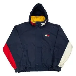tommy hilfiger jacket yellow blue and red